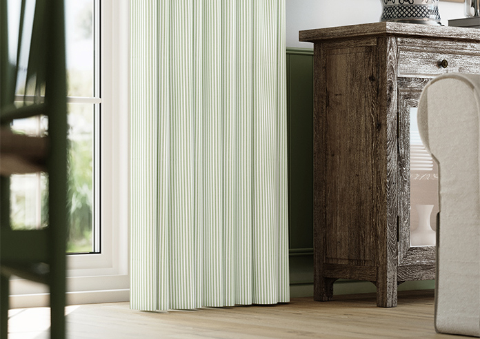 Nautical Stripes, Seagrass - Made to Measure Curtains - Image 5